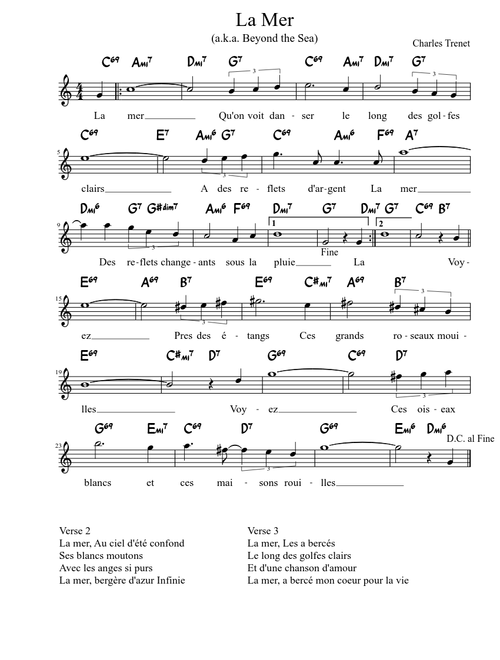 La Mer - Charles Trenet