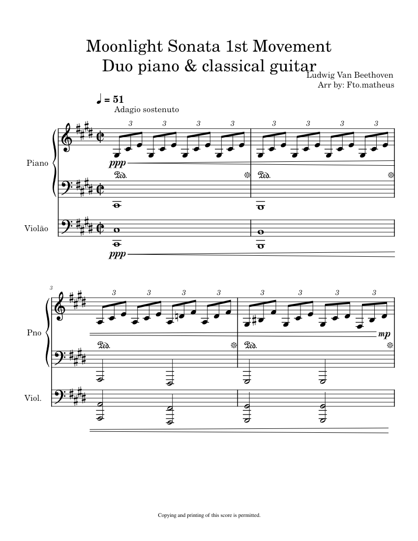 Moonlight sonata classical guitar 2025