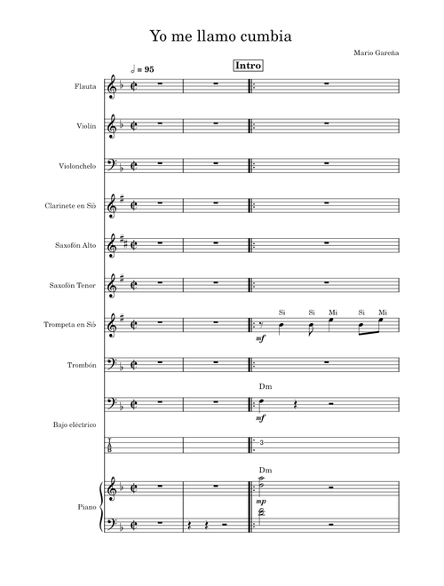 Yo me llamo cumbia – Score