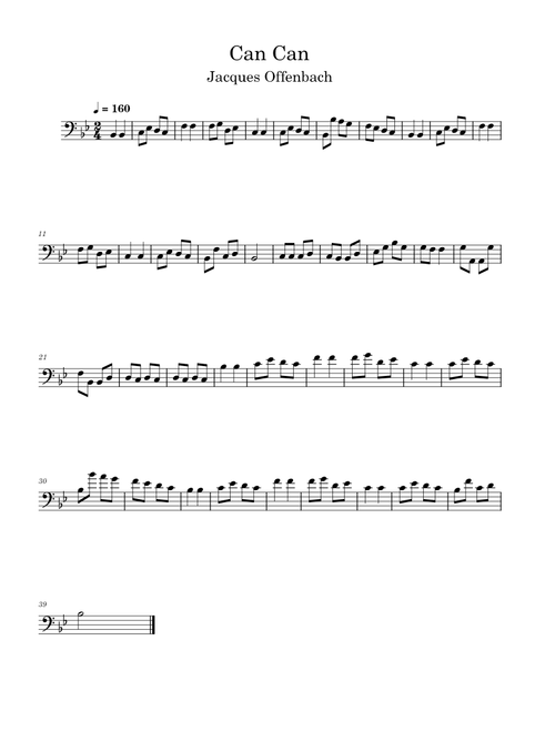 Can-Can – Jacques Offenbach