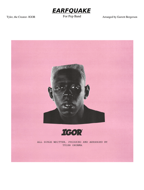 EARFQUAKE by Tyler, the Creator, IGOR Pep Band Arrangement