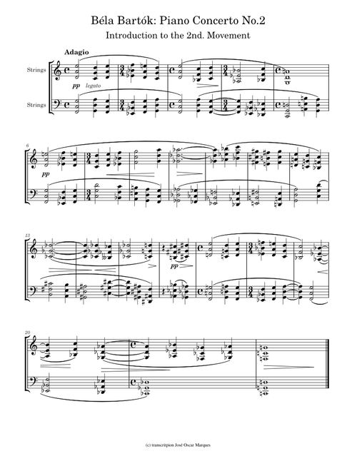 Béla Bartók: Piano Concerto No.2 - Introduction to the second movement