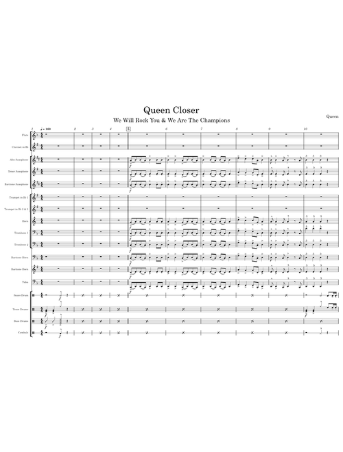We will rock you – Queen