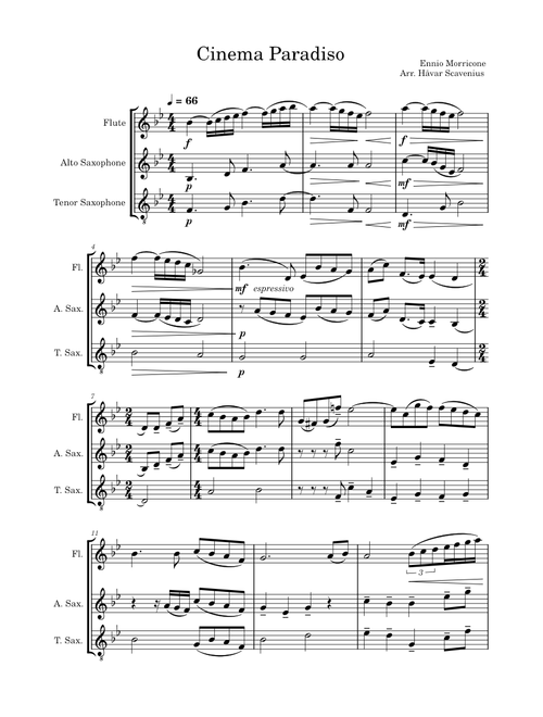 Love Theme From Cinema Paradiso – Andrea Morricone