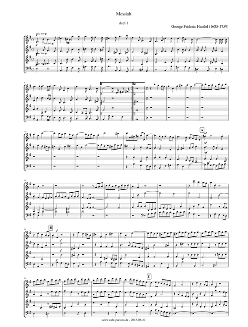 messiah - handel part I
