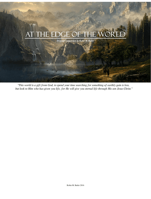 At The Edge of the World | Video Score!