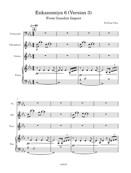 Enkanomiya 6 – Yu-Peng Chen Evanescent Moments – Yu-Peng Chen