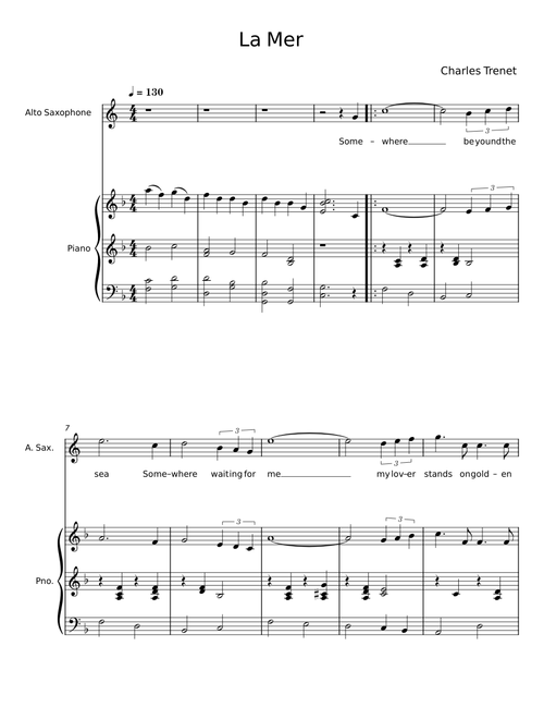 La Mer - Charles Trenet