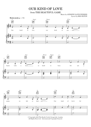 Play Official version of Our Kind Of Love (from The Beautiful Game