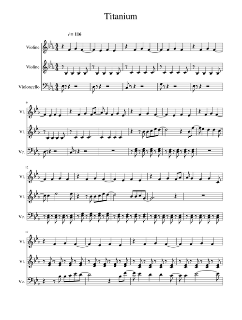 Titanium (by David Guetta feat. Sia)