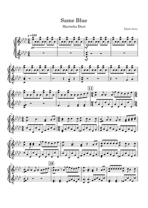 BlueBox】Same Blue Official HIGE DANdism アオのハコOP Solo sheet