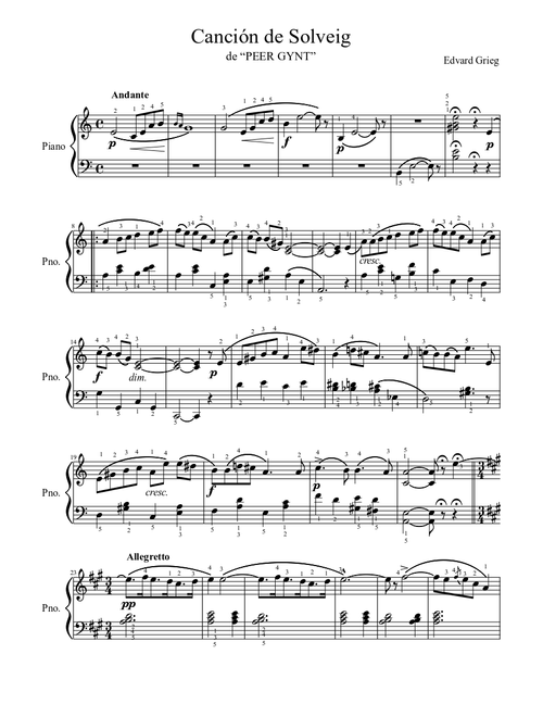 Solveig's Song (Solveigs sang)