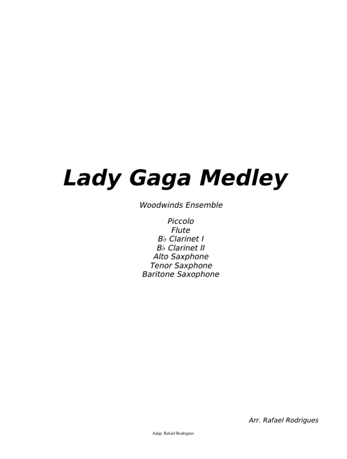 Lady Gaga Medley