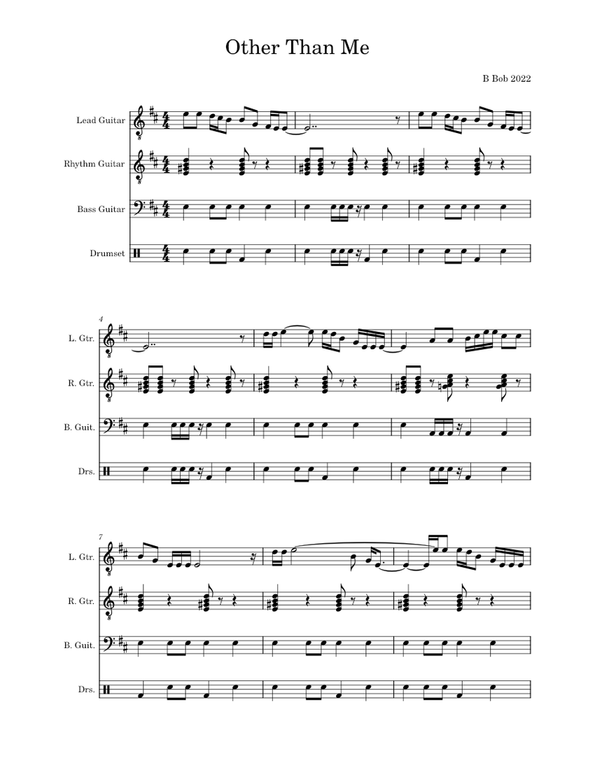 Show Me Sheet Music