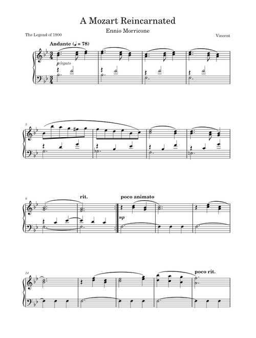 Ennio Morricone - A Mozart Reincarnated