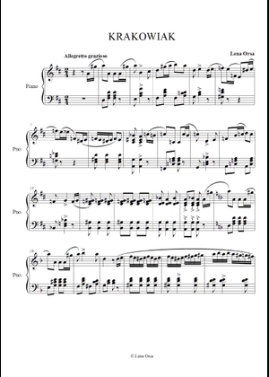 Krakowiak, Op. 14 – Frédéric Chopin Sheet Music for Piano, Flute