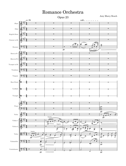 Romance, Op. 23 – Amy Marcy Beach