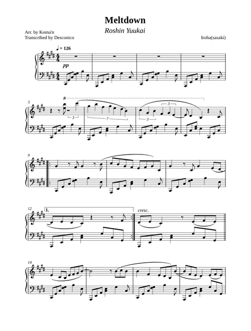 Vocalsynth sheet music by waywardwondersmith | Play, print Vocalsynth sheet music by waywardwondersmith | Play, print