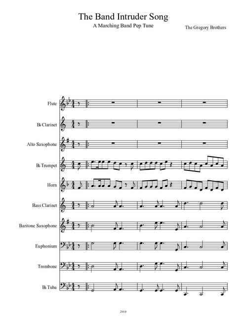 The Band Intruder Song