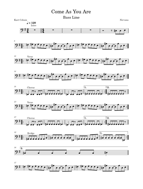 Come As You Are - Nirvana