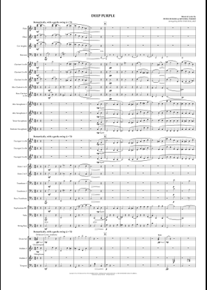 Deep Purple [lead sheet] Sheet Music with Chords for Piano (Solo