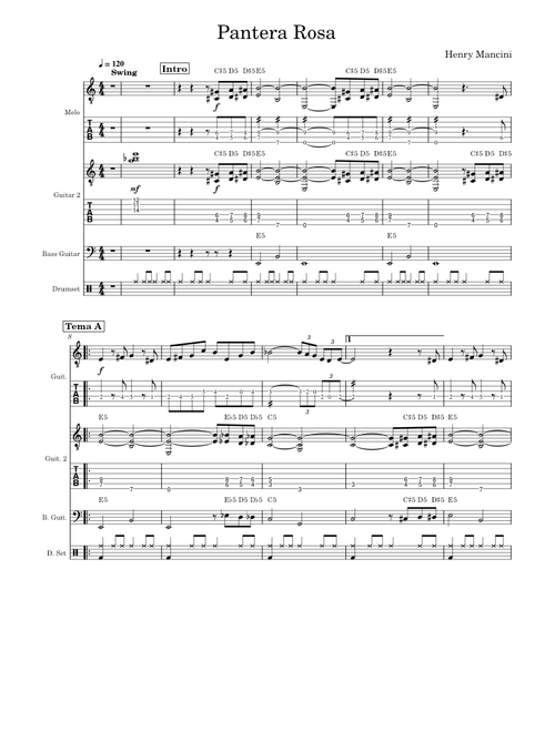The Pink Panther Theme – Henry Mancini
