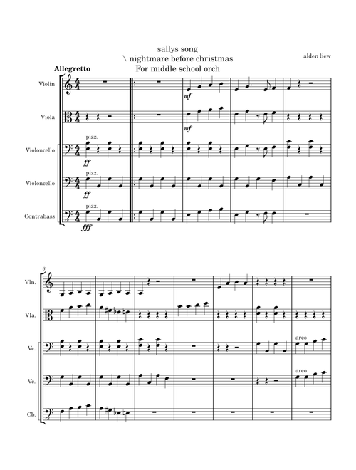 Sallys song – Evanescence