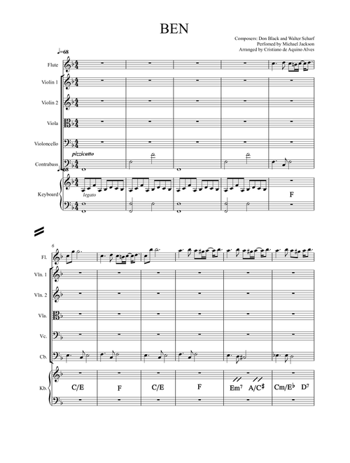 Ben (Arr. Cristiano de Aquino Alves) - Michael Jackson (Large Ensemble)