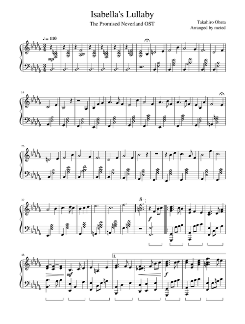 Isabella's Lullaby (The Promised Neverland OST)