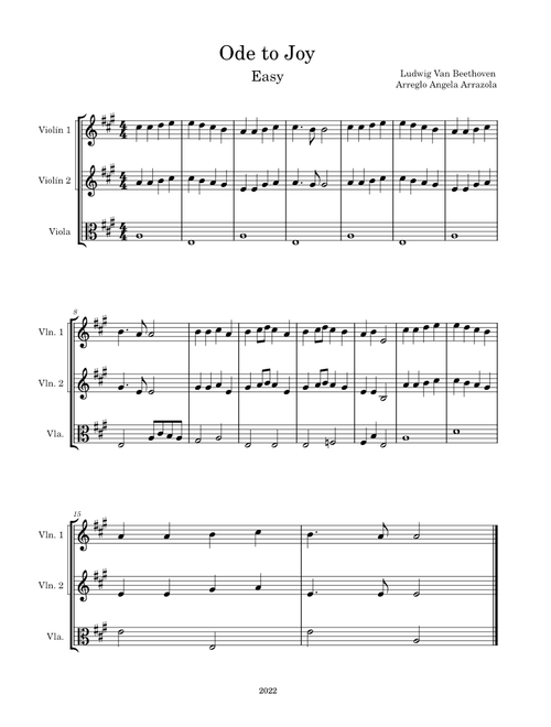 Ode To Joy – Ludwig van Beethoven