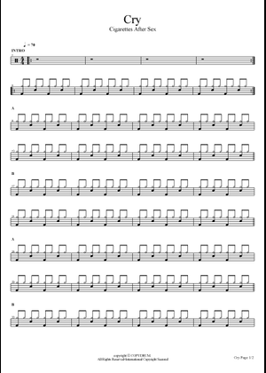 cry cigarettes after sex bass tabs Cry – Cigarettes After Sex Sheet Music and Tab for Bass guitar (Solo)