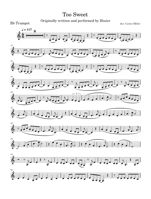 only melody sheet music by candyhighlights | Play, print, and