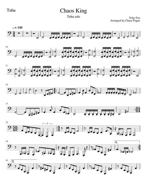 Chaos King - Tuba Solo