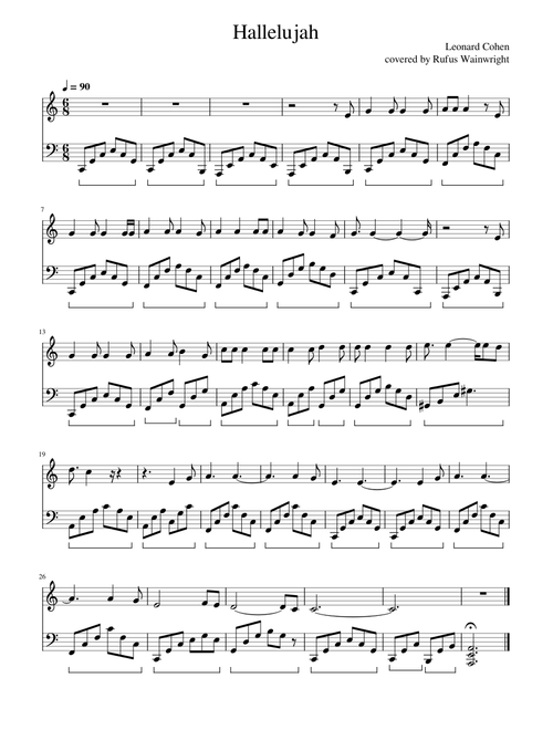 Hallelujah – Rufus Wainwright