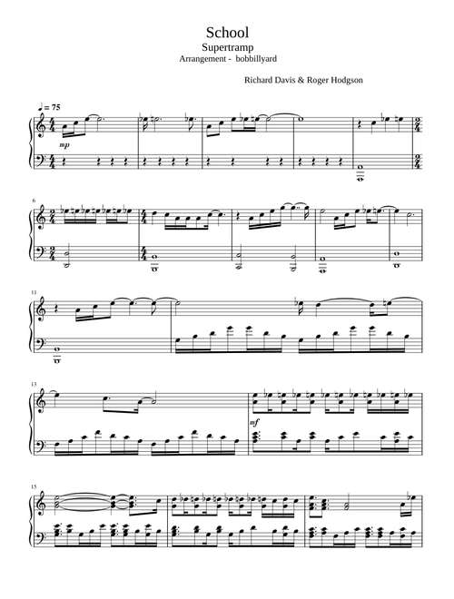 School – Supertramp