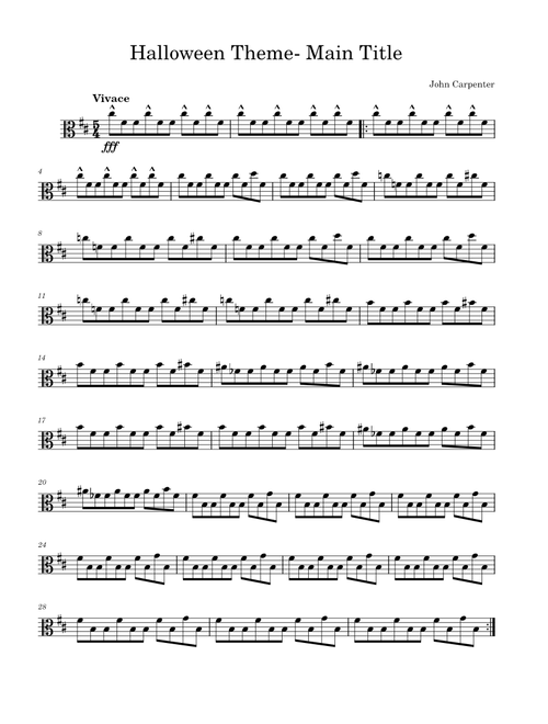 Halloween Theme - Main Title – John Carpenter Halloween Theme- Main Title