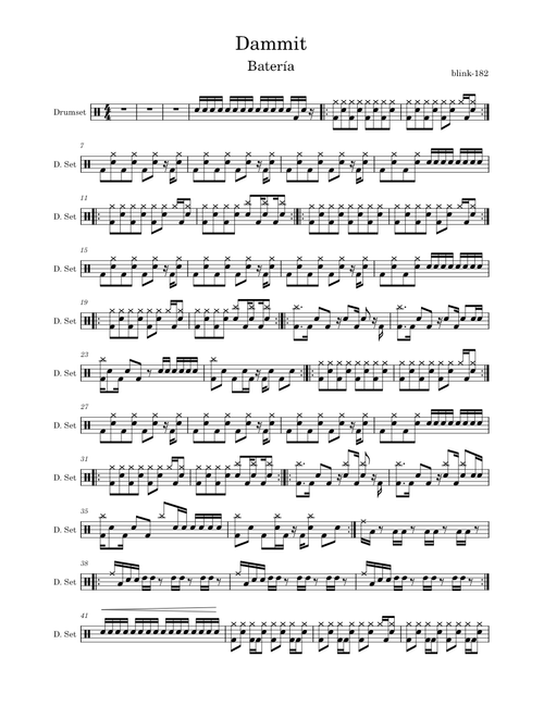 Dammit – Blink-182 (drums)