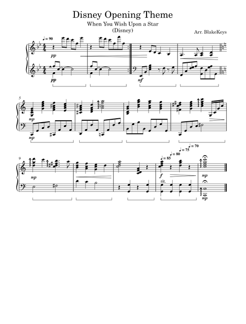 Disney Opening Theme – Disney Disney Opening Theme