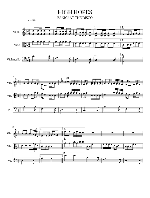 High Hopes-Trio