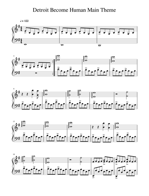 Detroit Become Human Main Theme