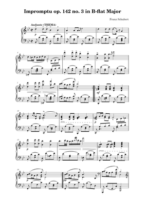 4 Impromptus, Op. 142 (D. 935) – Franz Schubert Sheet Music for