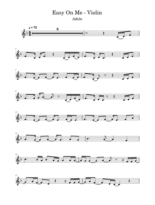 Easy On Me – Adele