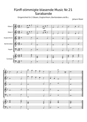 Free Johann Christoph Pezel sheet music | Download PDF or print on Free Johann Christoph Pezel sheet music | Download PDF or print on