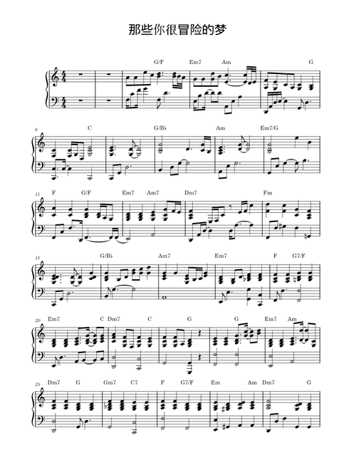 那些你很冒险的梦 – JJ Lin (林俊傑)