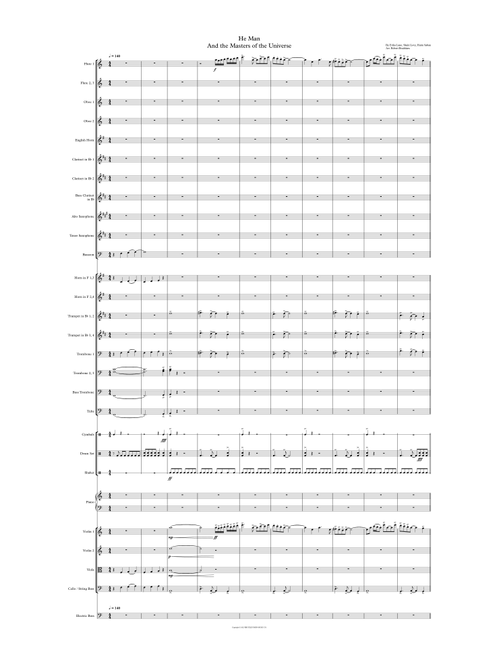 He-Man And The Masters Of The Universe (Arr. Robert Bradshaw) - Erika Lane, Haim Saban, Shuki Levy (Full Orchestra)