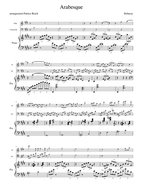 Arabesque - Debussy