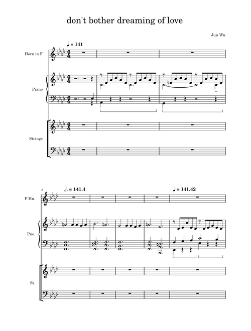Liszt Liebestraum but i'm friendzoned – JunWu