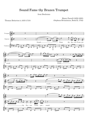 Sound The Trumpet (Brass duet) Sheet Music for Trumpet other (Solo