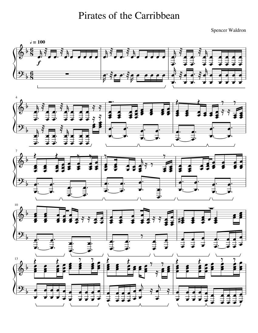 【吹奏楽譜】PIRATES OF THE CARIBBEAN score_0.png@850x1100?no-cache=