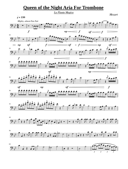Queen Of The Night Aria – Wolfgang Amadeus Mozart